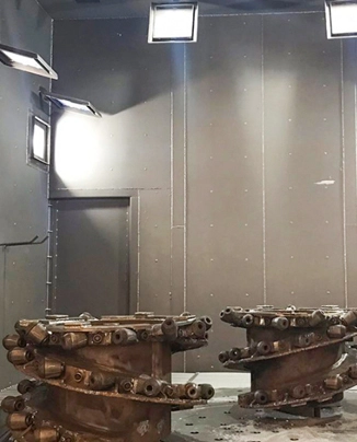 Sand Blasting Room