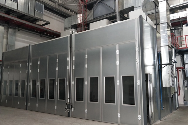 aircraft spray booth