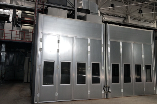 airplane paint booth