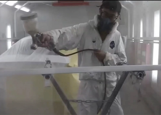 car spray booth oven