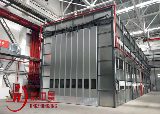 airplane paint booth