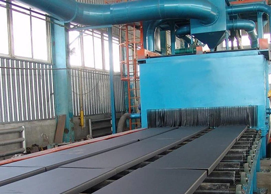 shot blasting room