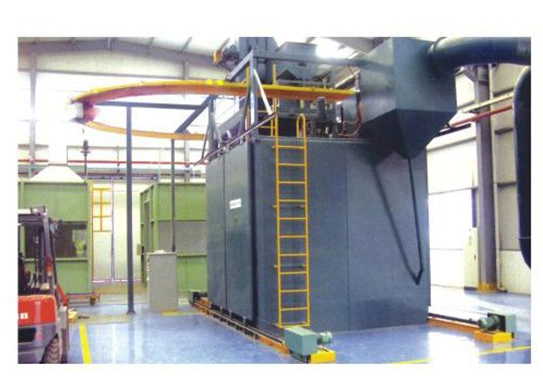 shot blasting room