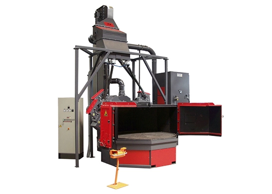 shot blasting room